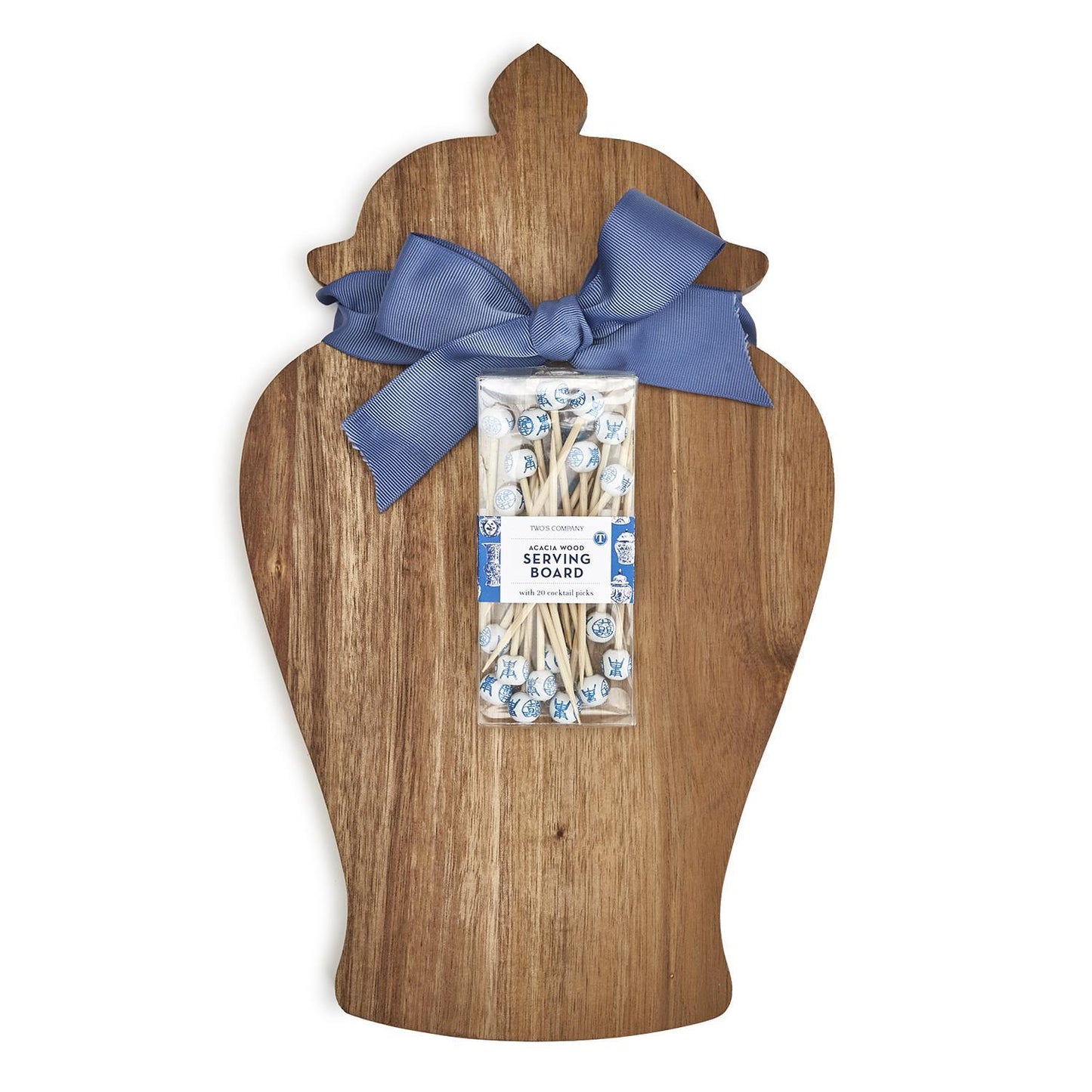 Ginger Jar Shape Charcuterie Cheese Board with 20 Picks