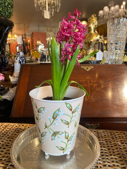 Tole PLanter Cachepot