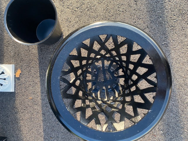 Fretwork Urn & Pedestal