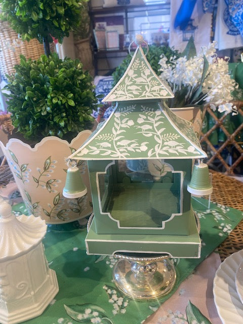 Chinoiserie Pagoda Lantern 11"