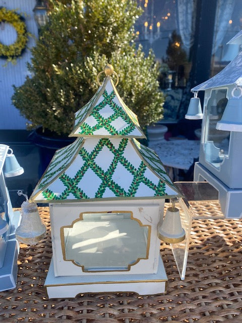 Chinoiserie Pagoda Lantern 11"