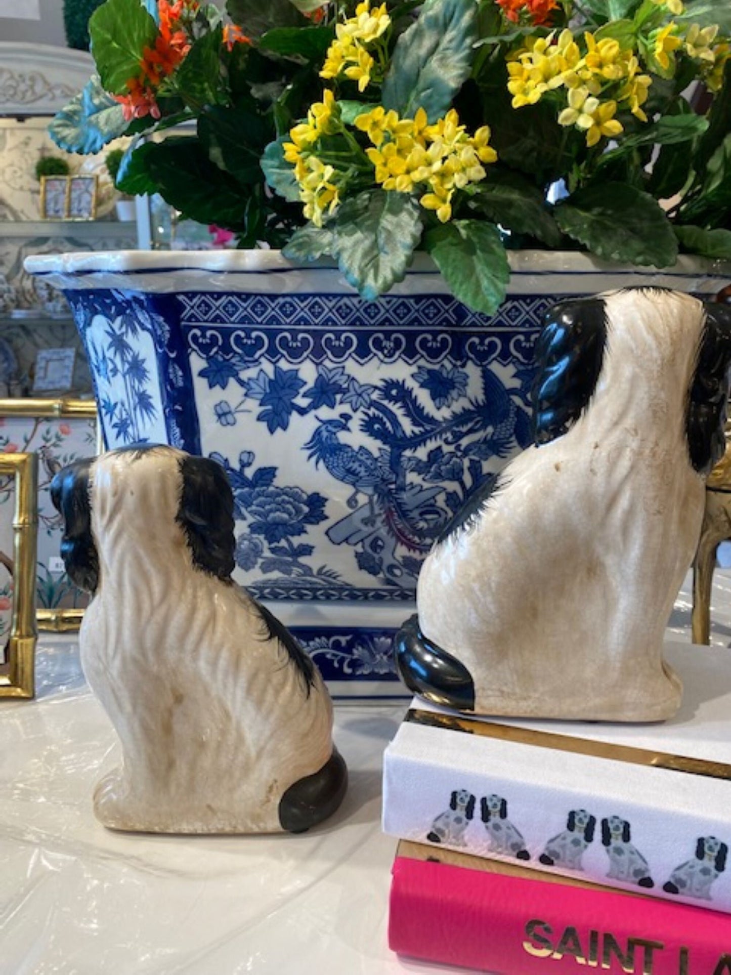 Darling Pair Staffordshire Dogs