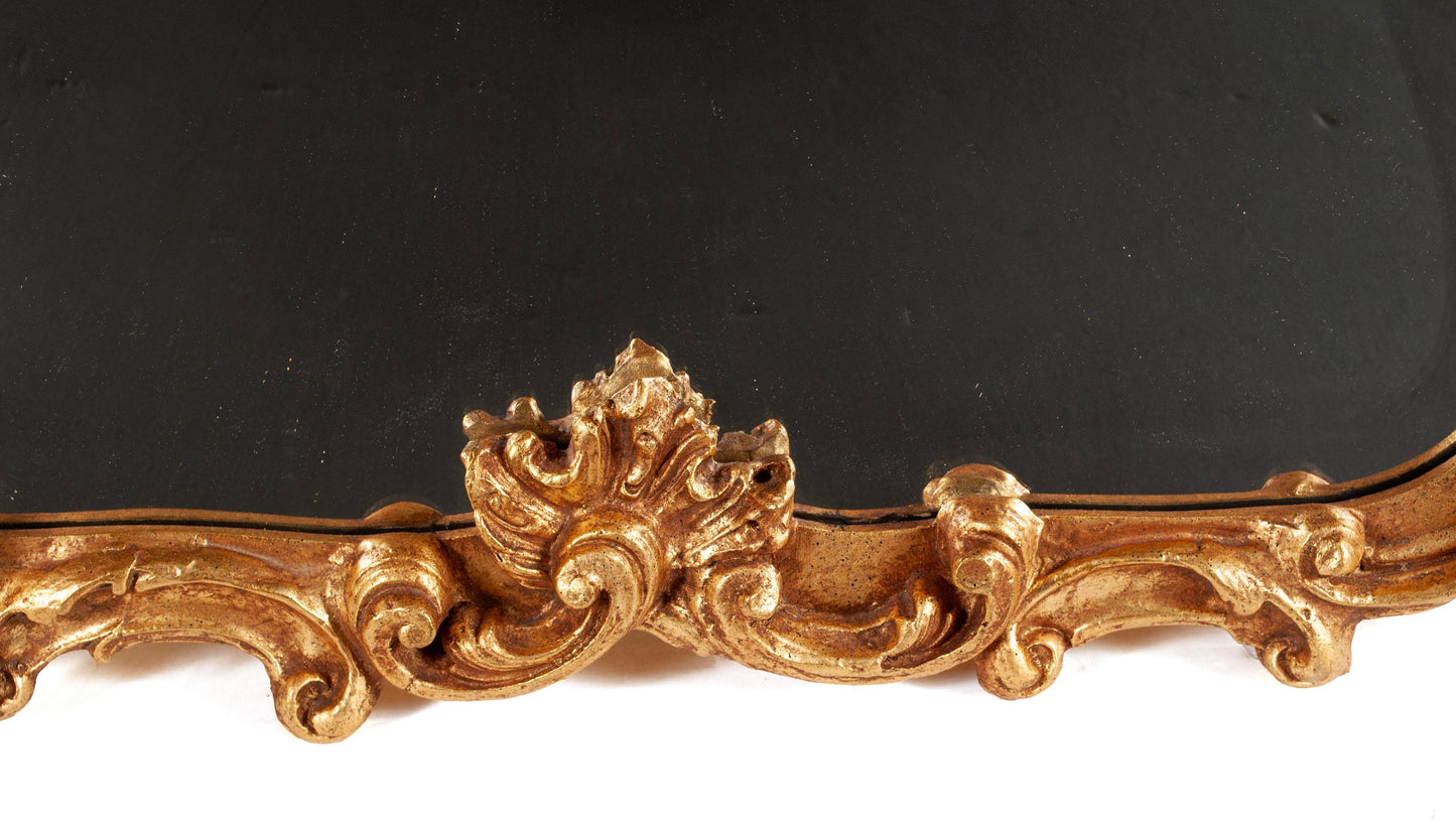 Gorgeous Pair Chinoiserie Pagoda Gilt Mirrors