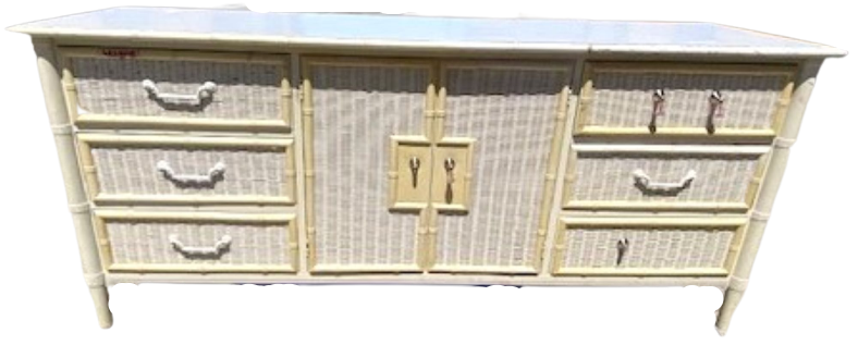 Lacquer Design Your Own Dixie Aloha Bamboo Buffet/Credenza