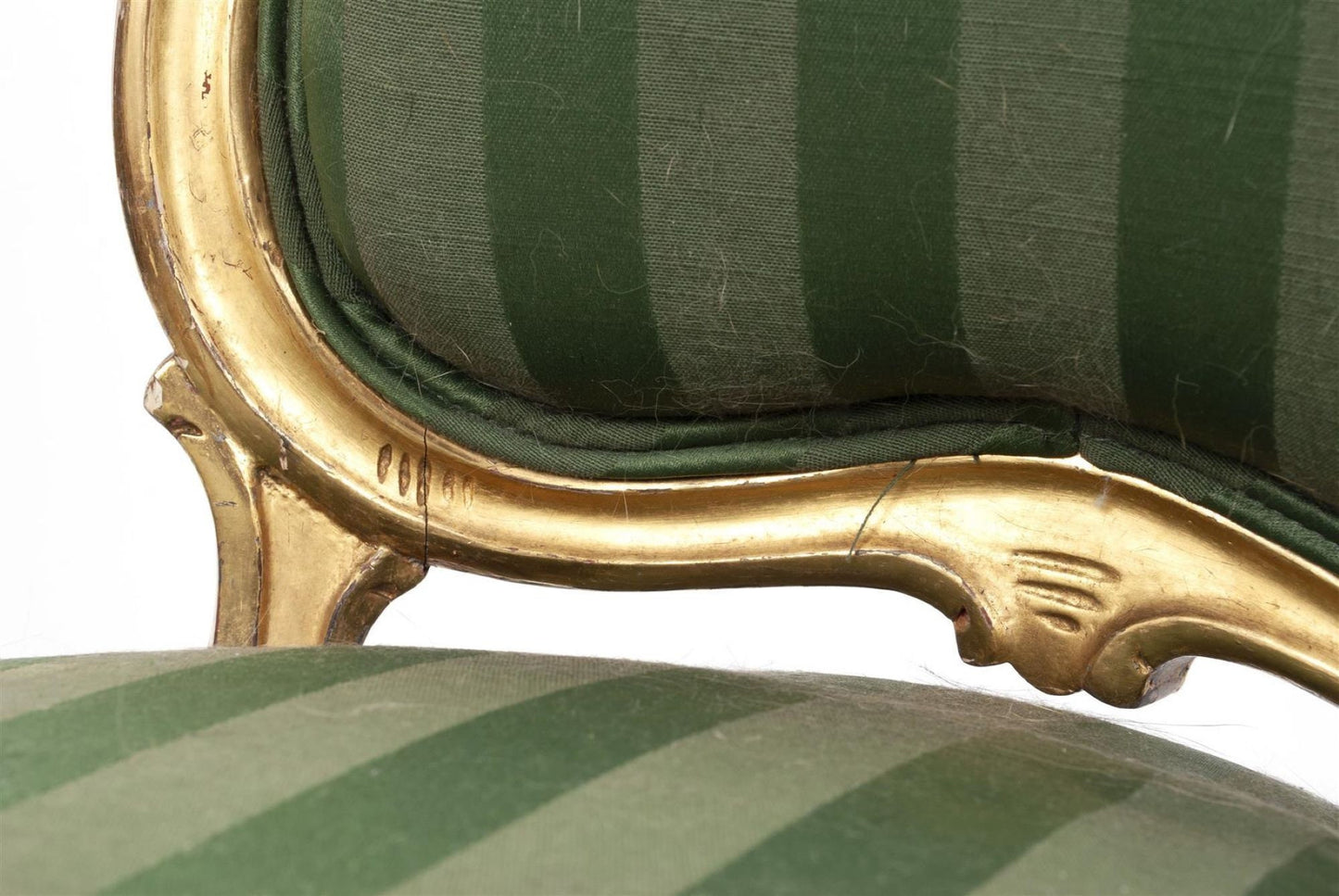 SOLD Antique Gold Gilt Parlor Chair