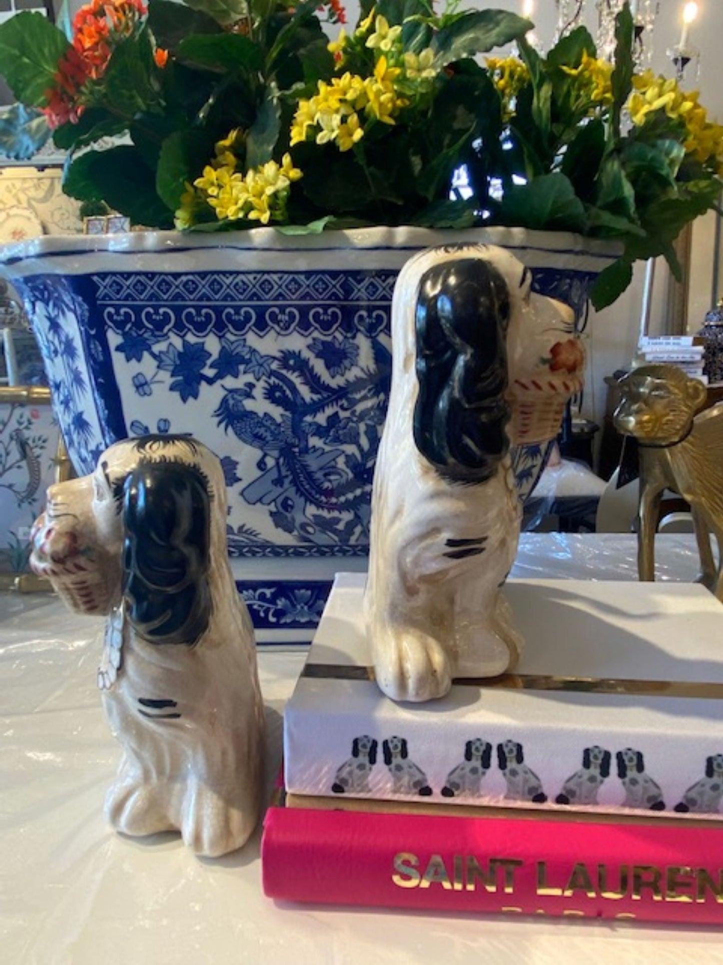 Staffordshire Dogs Pair New