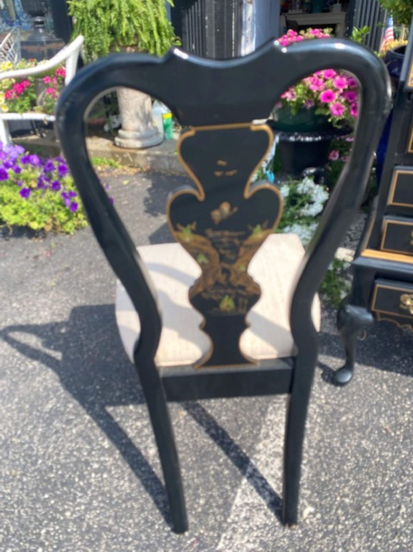 SOLD Jasper Original Chinoiserie Desk & Chair