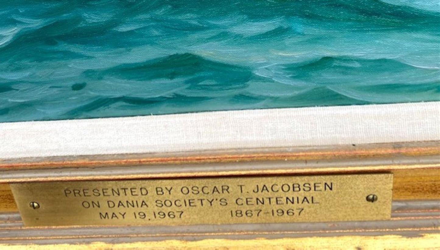 SOLD Svend Drews Clipper at Sea Painting