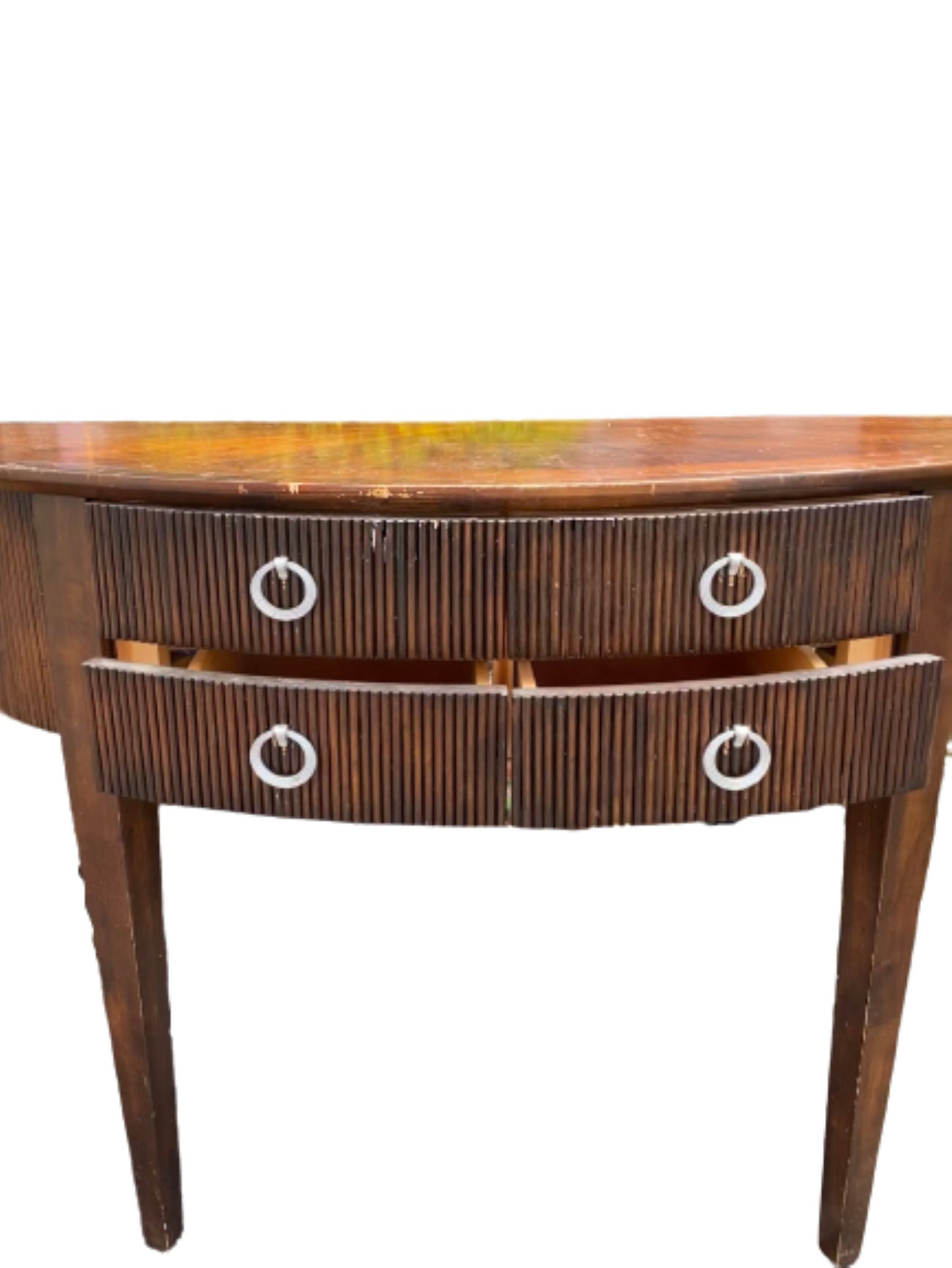 LACQUER DESIGN Your own Mahogany Demi- Lune Console / Buffet/ Sideboard