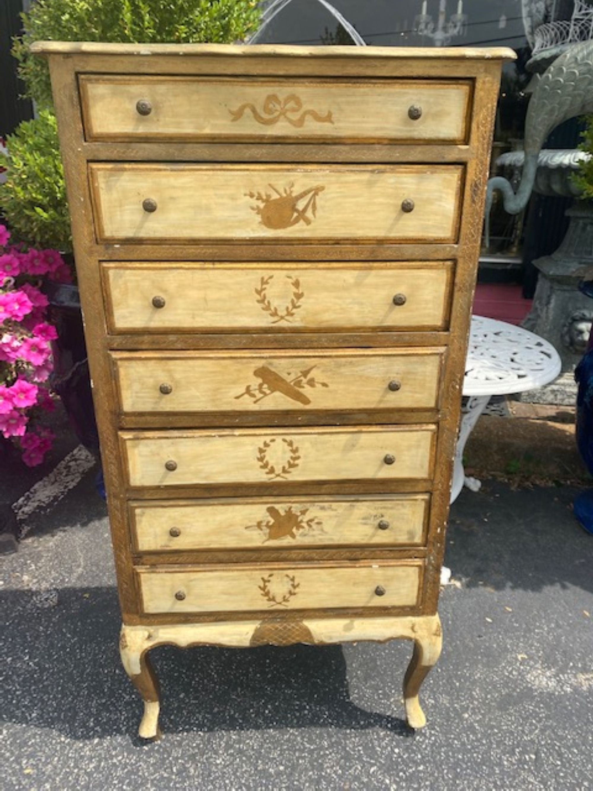 Vintage Florentine Lingerie Chest – Emporium St. Louis