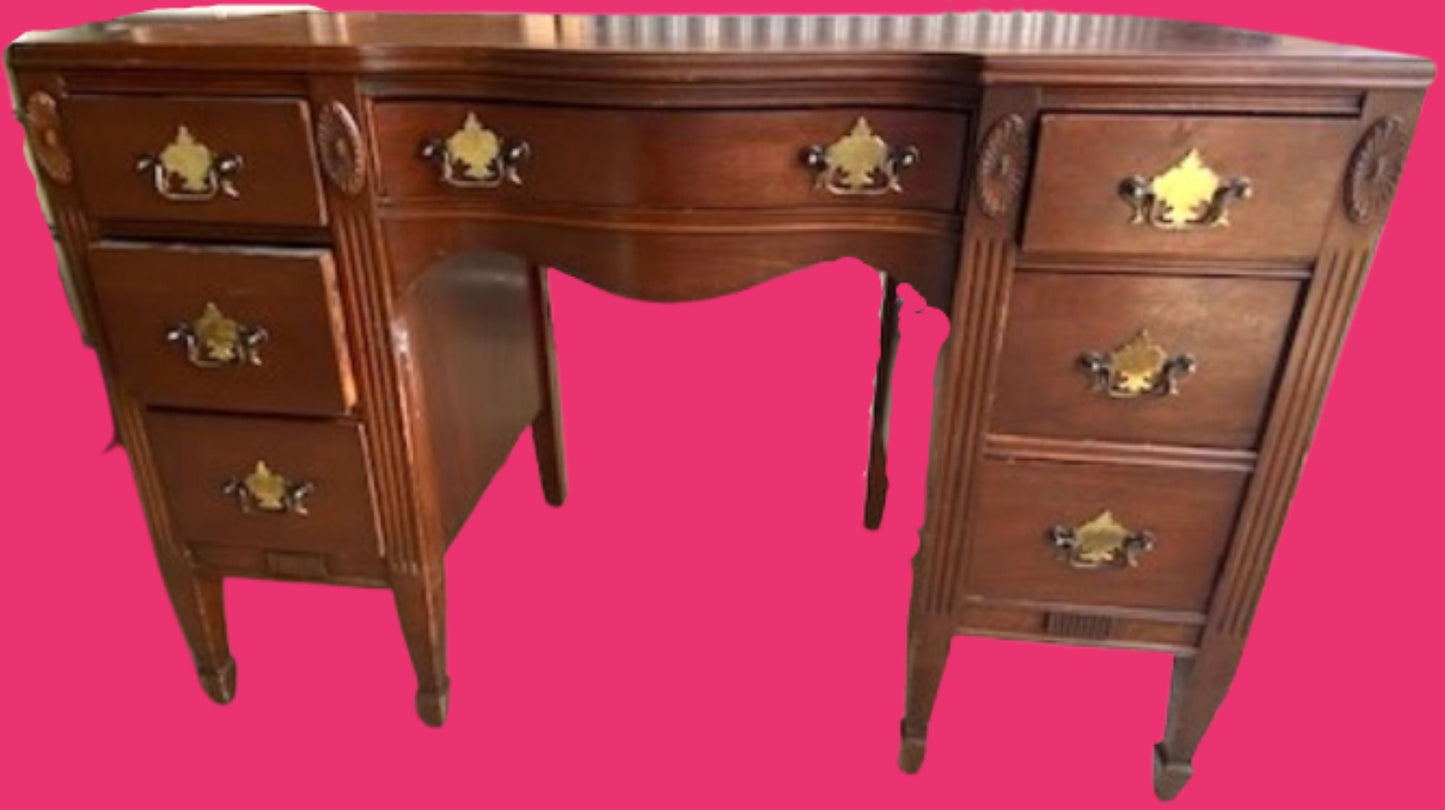 LACQUER DESIGN Your Own Vintage Mahogany Desk