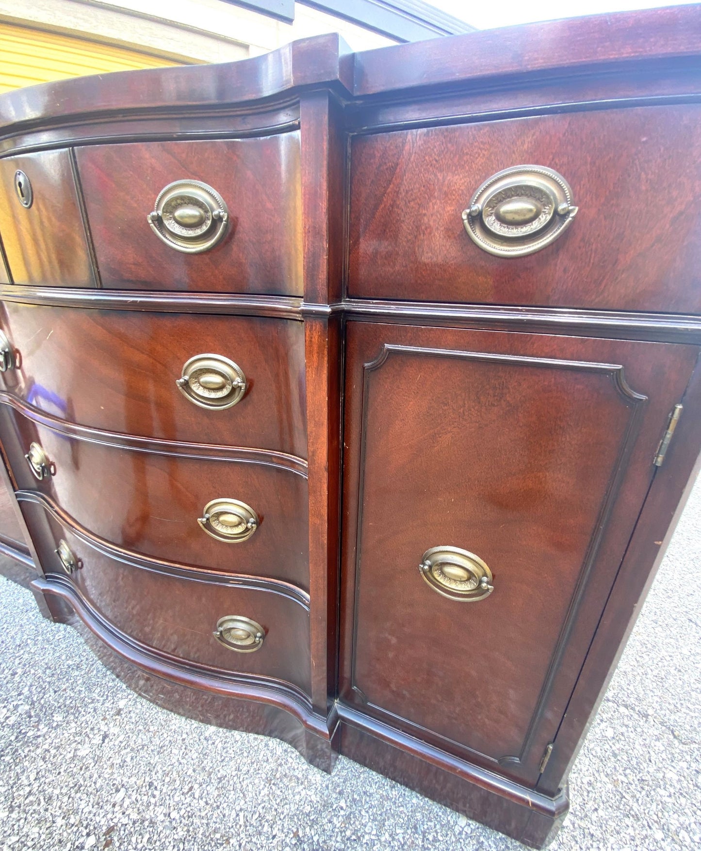 LACQUER DESIGN Your Own Drexel Bow Front Buffet / Sideboard