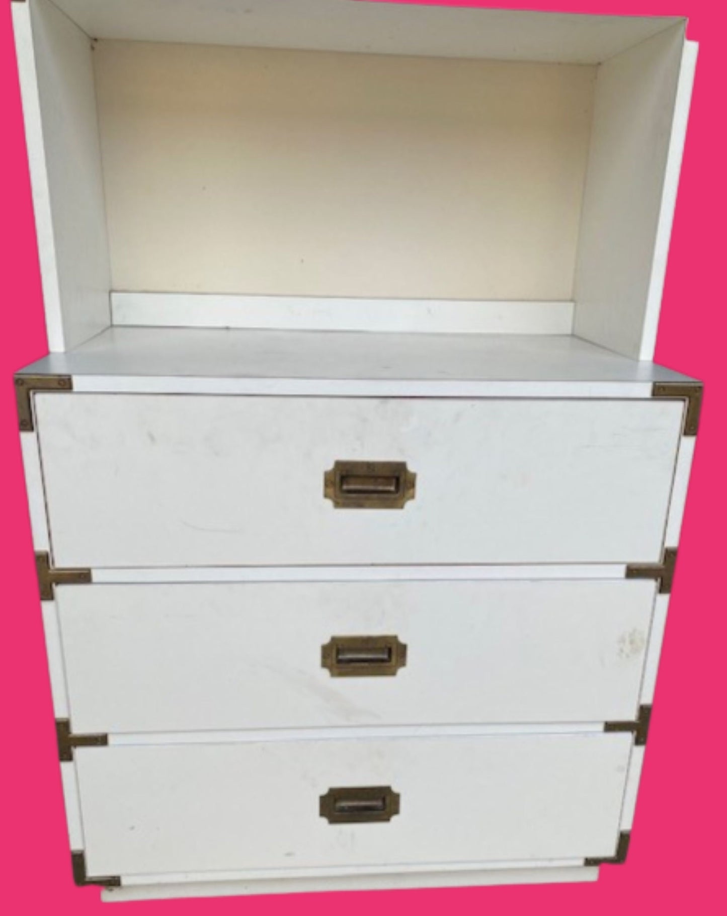 LACQUER DESIGN Your Own Pair of Campaign Bookcases with Drawers