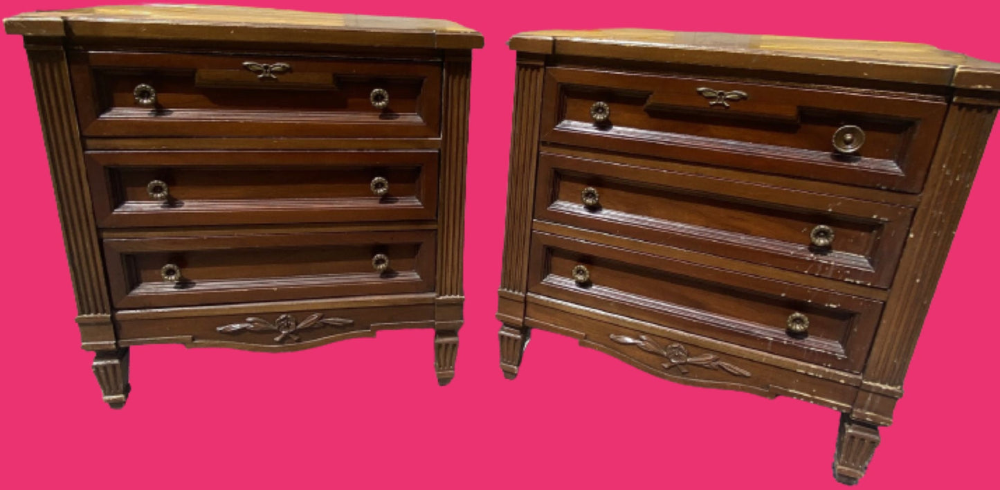 LACQUER DESIGN Your Own Pair Nitestands /End tables