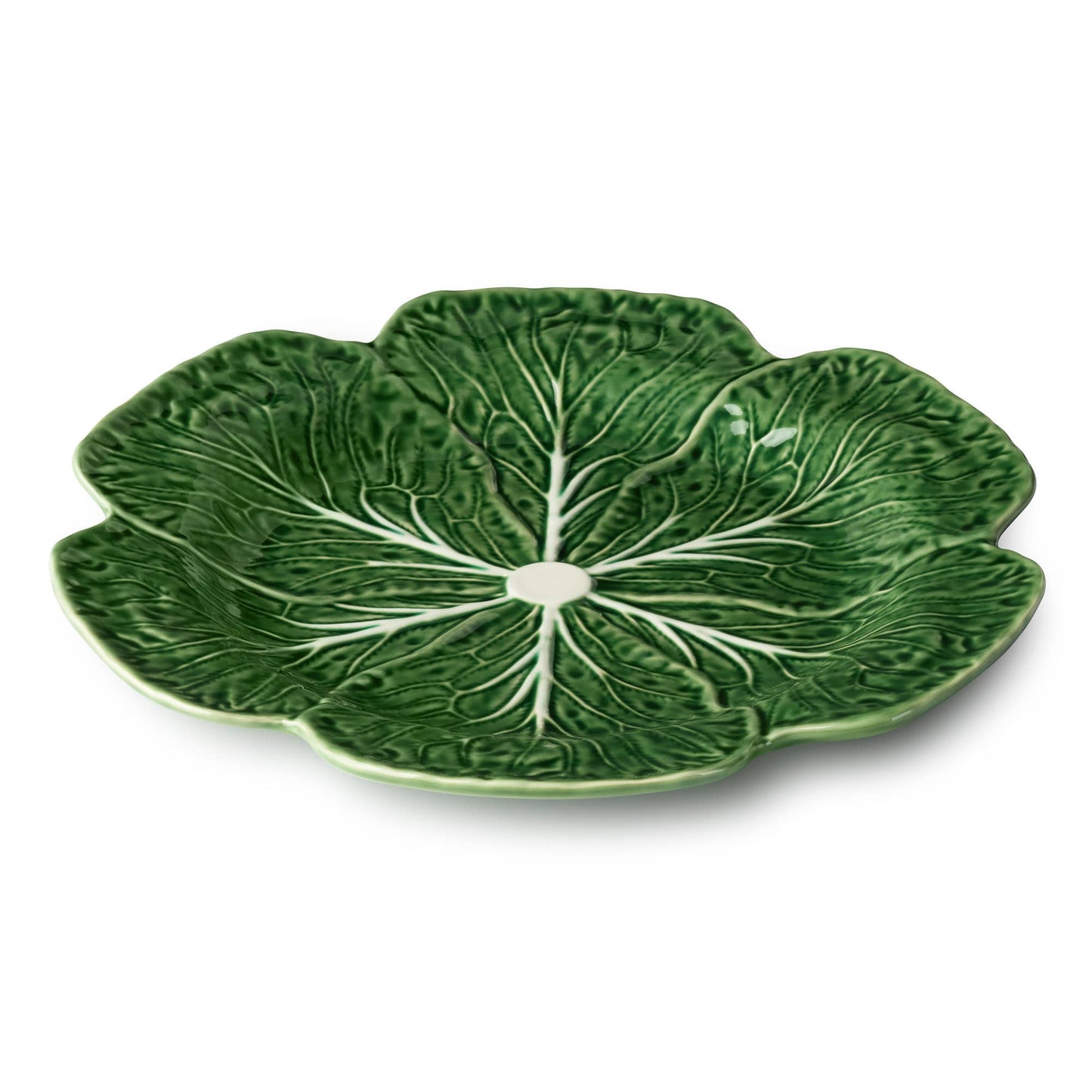 Le Jardin Cabbage 3-D Round Platter 13in
