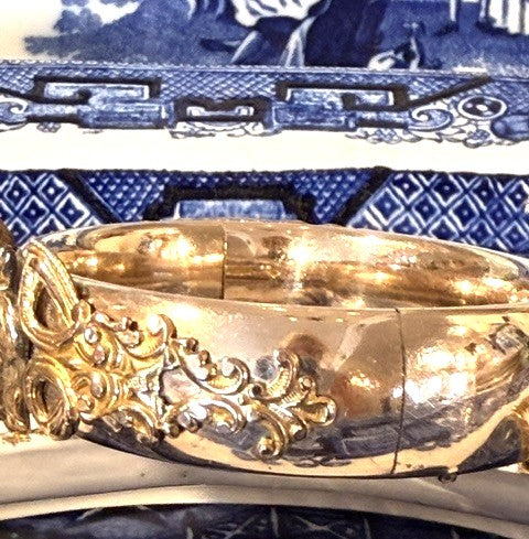 Victorian Gold Filled Lion Bangle