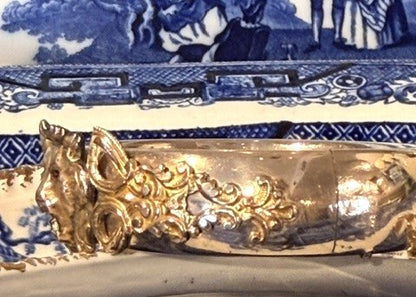 Victorian Gold Filled Lion Bangle