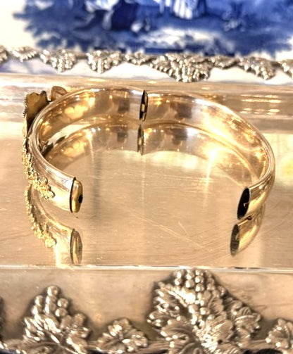 Victorian Gold Filled Lion Bangle