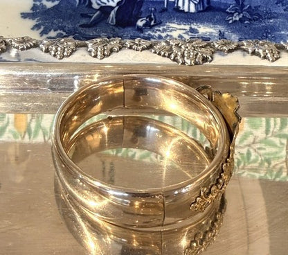 Victorian Gold Filled Lion Bangle
