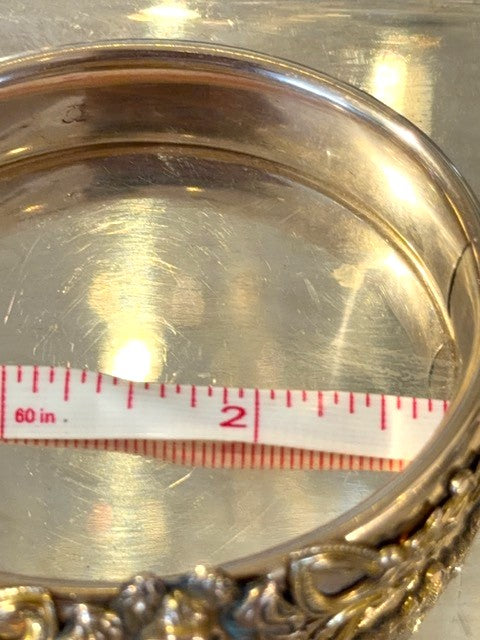Victorian Gold Filled Lion Bangle