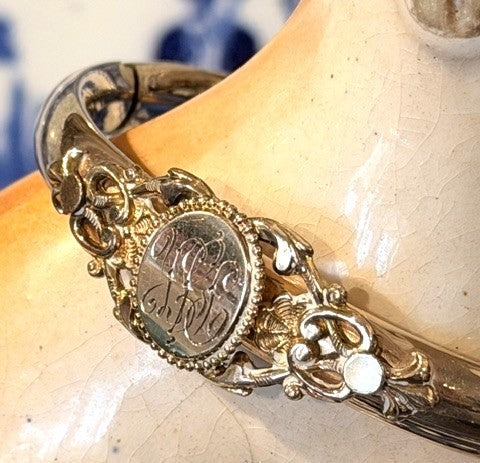 Antique Gold Filled Bangle Bracelet