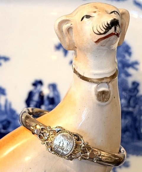 Antique Gold Filled Bangle Bracelet