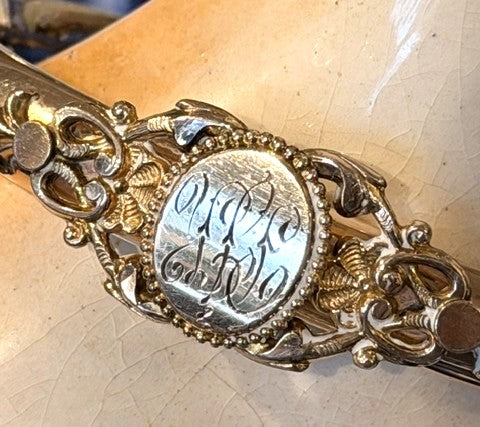 Antique Gold Filled Bangle Bracelet