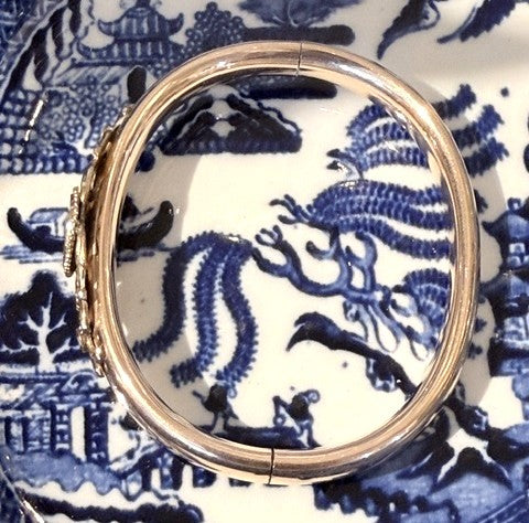 Antique Gold Filled Bangle Bracelet