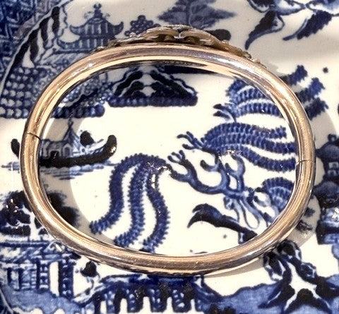 Antique Gold Filled Bangle Bracelet