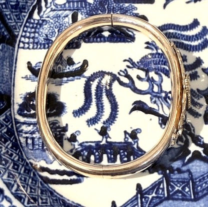 Antique Gold Filled Bangle Bracelet