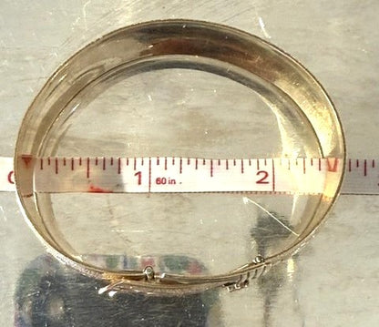 Antique  Gold Filled Belt Buckle  Bangle Bracelet