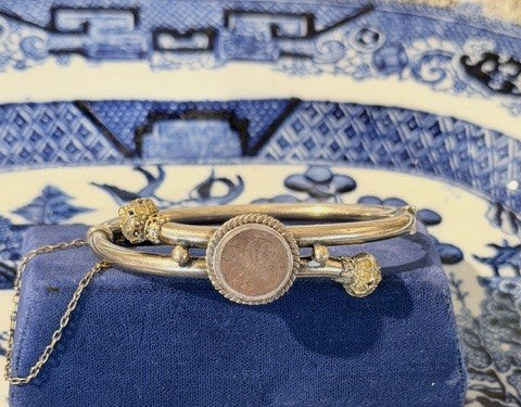 Antique Etruscan Revival Gold Filled  Bracelet