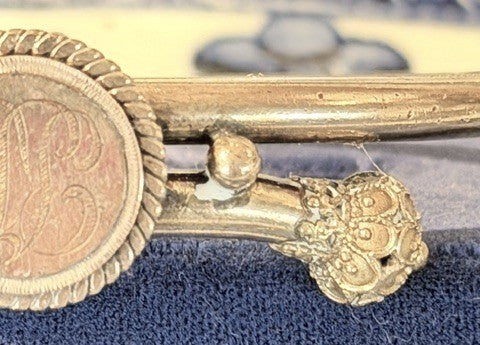 Antique Etruscan Revival Gold Filled  Bracelet