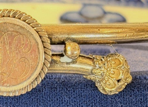 Antique Etruscan Revival Gold Filled  Bracelet