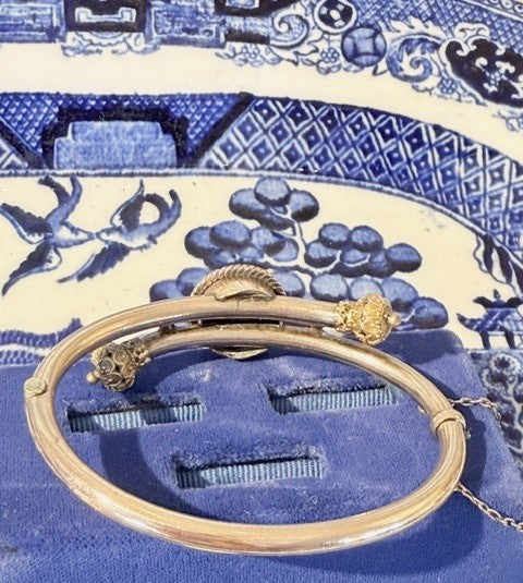 Antique Etruscan Revival Gold Filled  Bracelet