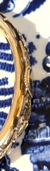 Antique 1907 Edwardian Austin & Stone Gold Filled Bangle Bracelet
