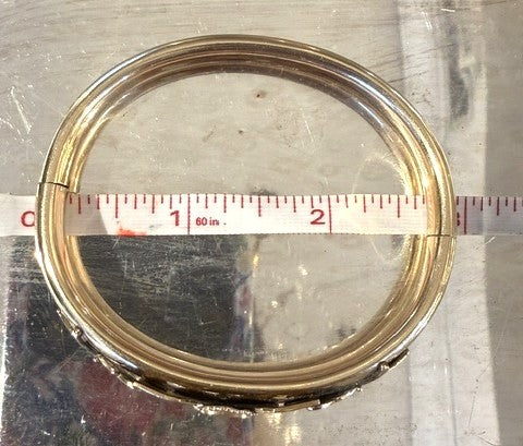 Antique 1907 Edwardian Austin & Stone Gold Filled Bangle Bracelet