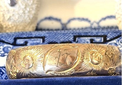 Antique Gold Filled Bracelet Bangle