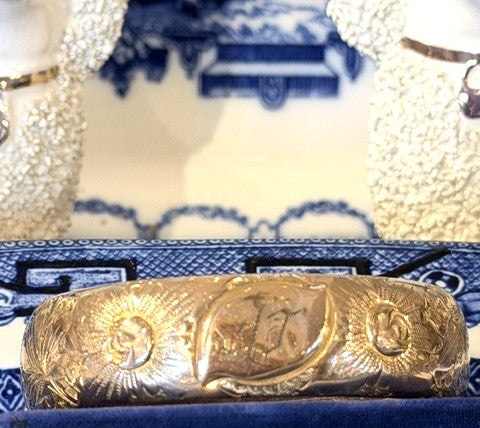 Antique Gold Filled Bracelet Bangle