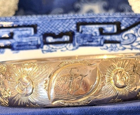 Antique Gold Filled Bracelet Bangle