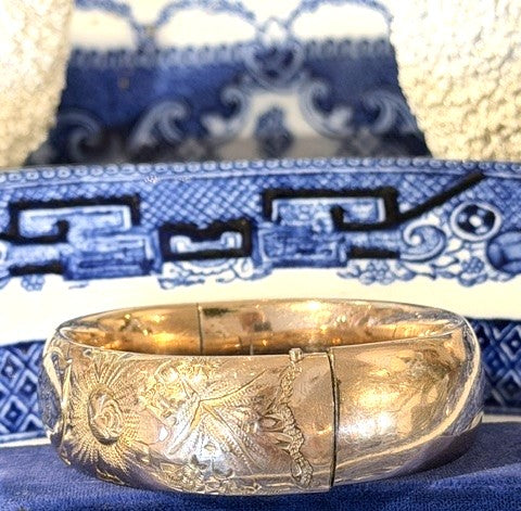 Antique Gold Filled Bracelet Bangle