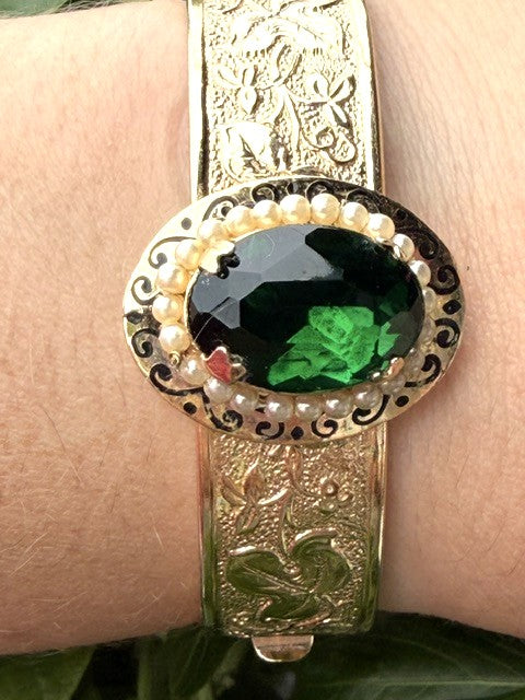 Victorian Gold Filled Bracelet Bangle