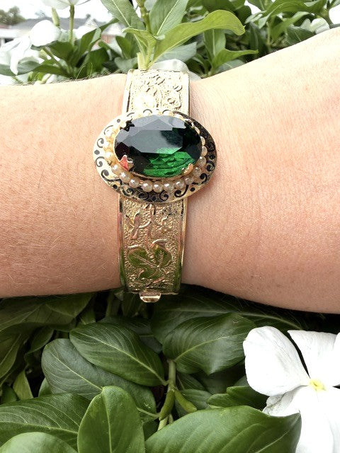 Victorian Gold Filled Bracelet Bangle