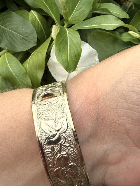 Victorian Gold Filled Bracelet Bangle