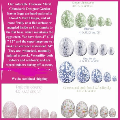 Chinoiserie Designer Easter Eggs