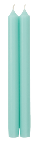 Caspari Taper Candles - Aqua