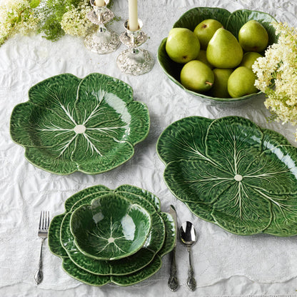 Le Jardin Cabbage 3-D Round Platter 13in