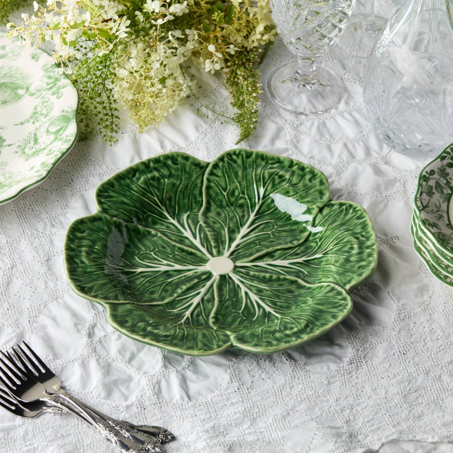 Le Jardin Cabbage  Dinner Plate