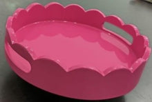 Beautiful Scalloped Lacquer Trays