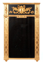 SOLD   GOLD Gilt Mirror Trumeau  Mirror